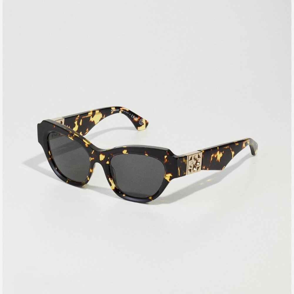 Burberry Tortoise Cat Eye Ladies Sunglasses